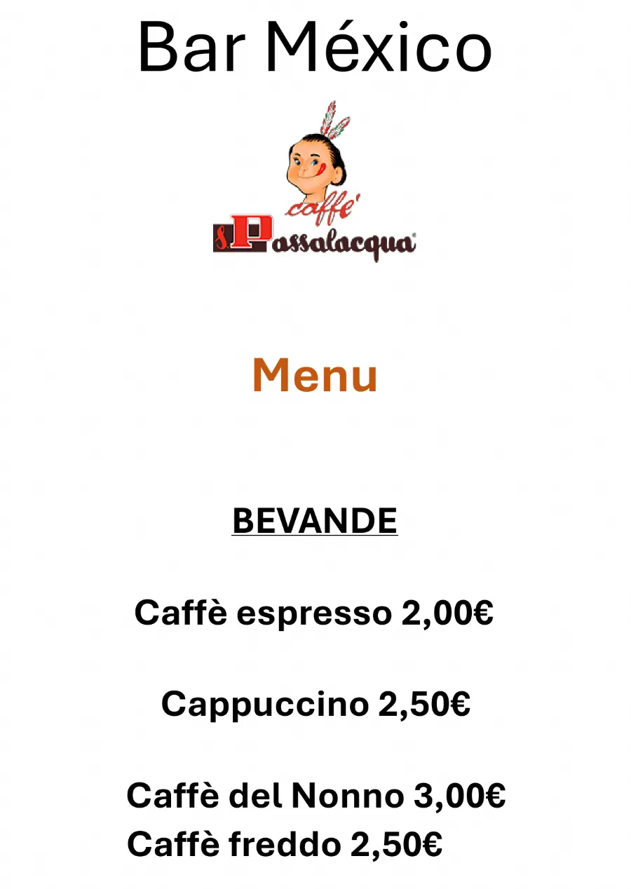 Listino online : Nuovo listino Bar Cilea S.a.S. Napoli